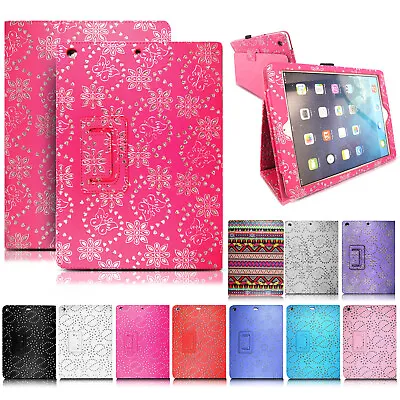 Case For IPad Air 1 2 3 4 5 Generation 2 3 4 Mini Leather Bling Stand Book Case • £3.99