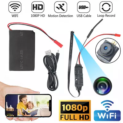 1080P 4K Wireless WIFI Screw Nanny Spy DIY Mini Camera Pinhole DVR Cam UK • £8.99