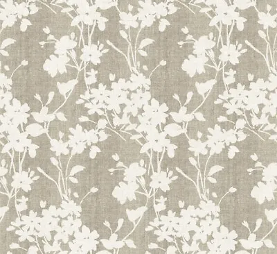 Chelsea Flowers On Taupe Tex Cover PVC Vinyl Wipe Clean Oilcloth Tablecloth • £90.99