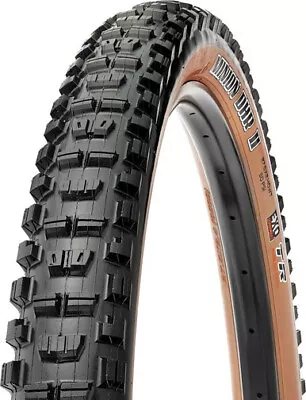 Maxxis Minion DHR II WT EXO 60 TPI 29 X 2.6 TR Folding Tyre Tan Sidewall • $79.99