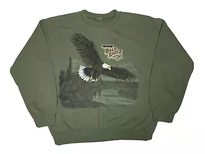 Vintage 90’s American Bald Eagle Crewneck Sweatshirt Medium • $22.95