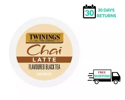 Twinings Chai Latte Black Tea Keurig K-cups YOU PICK THE SIZE  • $31.99