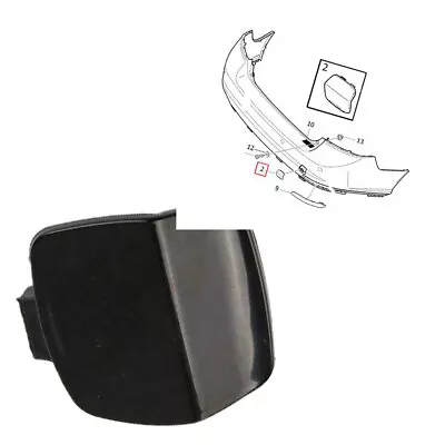 New 30744941 Primed REAR Bumper Tow Hook Eye Cap Cover For 2008 - 2011 Volvo S40 • $7.17