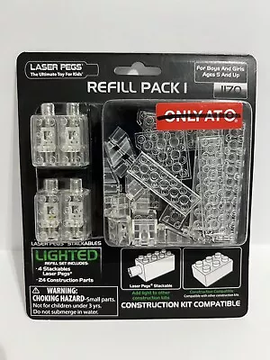 New Laser Pegs Lighted Stackable Construction Blocks Refill Pack 1 #117028block • $20.45