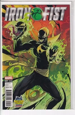 Iron Fist #1 & #1 J Scott Campbell Exclusives! NM Bag Board Combine SPD • $25