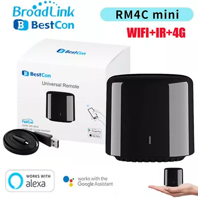 BroadLink RM4C Mini IR Universal Remote Control Smart Home Automation Hub Z3W2 • $15.99