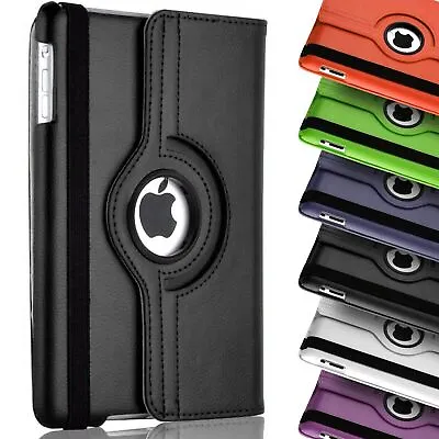 Leather 360° Rotating Smart Stand Case Covr For Apple IPad Air 4 2 Mini Pro 2017 • £5.95