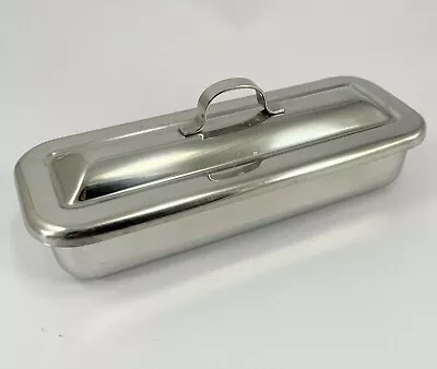 Polar Ware Medical Instrument Tray With Lid 83 USA Stainless Steel 18-8 / 9-65 • $16