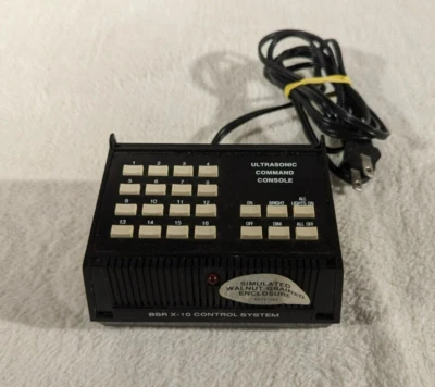 $18.95 • Buy BSR X-10 Control System Ultrasonic Command Console Model X10 014301 No Cover