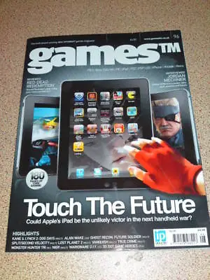 GAMES MAGAZINE - APPLE IPAD - 2010 # 96 • £5.99