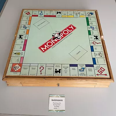 Hasbro Wooden Board Games Monopoly Clue And 6 Other Games * Incomplete & Wear* • $29.99