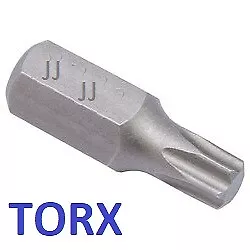 T30 TORX BIT 6 Point Socket 10mm Hex Drive 30mm Long FRANKLIN DRAPER SEALEY J • £3.99