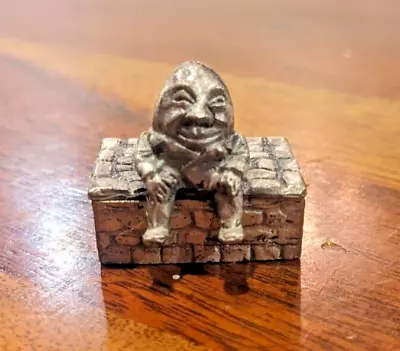 Vintage Tooth Fairy Box Pewter Humpty Dumpty • $18