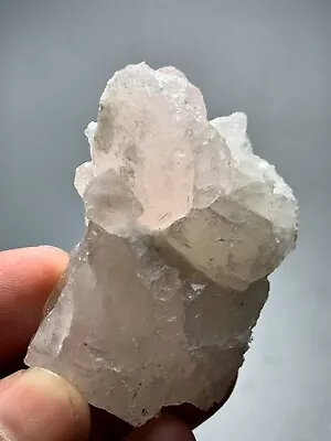 270 Cts Beautiful  Morganite  Crystal With Quartz  Specimen From Afghanistan • $29.99