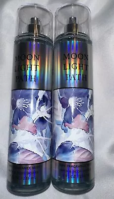 Bath & Body Works MOONLIGHT PATH Fine Fragrance Mist LOT Of 2 NEW 8oz Mists • $18.99