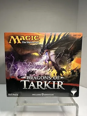 Magic: The Gathering: Dragons Of Tarkir Fat Pack (Factory Sealed 9 Boosters).. • $73.99