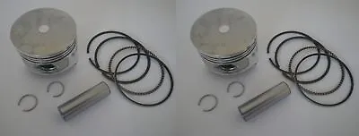 EZGO 4 Cycle 295cc Gas Golf Cart 1991-up Piston & Ring Set Of 2 .25mm OS Bore • $128.95