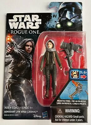 Hasbro Star Wars Rogue One 3.75  Figure - SERGEANT JYN ERSO (JEDHA) B9846 • $19.99