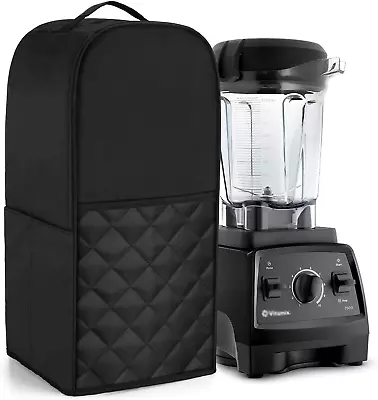 Luxja Blender Cover Compatible With Vitamix 64 Oz. Low-Profile Blender Black(Qu • $33.43