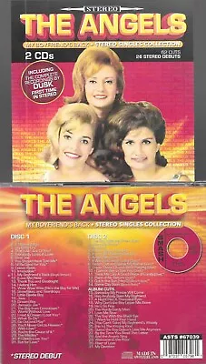 ANGELS-STEREO SINGLES COLL/MY BOYFRIEND'S BACK-2 CDs-62 CUTS-26 STEREO DEBUTS • $24.99