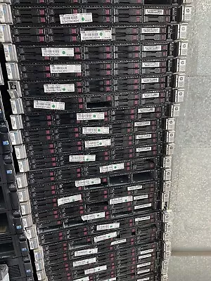 HP PROLIANT DL360P G8 1RU 12C SERVER 2X E5-2630 64GB 15K Sas GEN8 RAILS GST 4LAN • $668