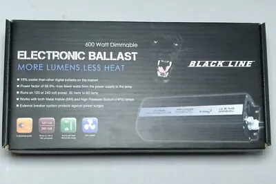 Black Line 600 Watt Dimmable Electronic Ballast 120/240V • $35.99