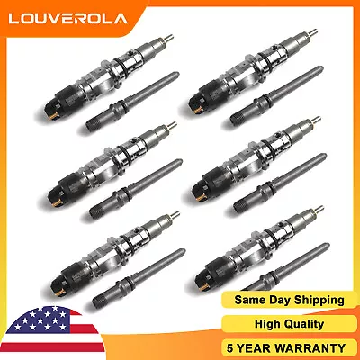 Genuine 6PCS For 07-12 Cummins Dodge Ram 2500 3500 6.7L Diesel Injector And Tube • $472.79