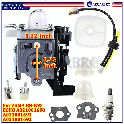 Carburetor OEM Zama RB-K93 Echo SRM-225 GT-225 SHC-225 Trimmer A021001690 • $13.99