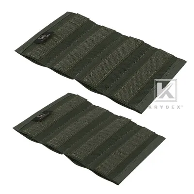 KRYDEX Elastic Insert Fit 4 Pistol Mags For Micro Fight Chest Rig Carrier Green • $12.99