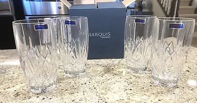 Marquis By Waterford Brookside Crystal Highball Glasses 4PCS.  Set #2 • $89