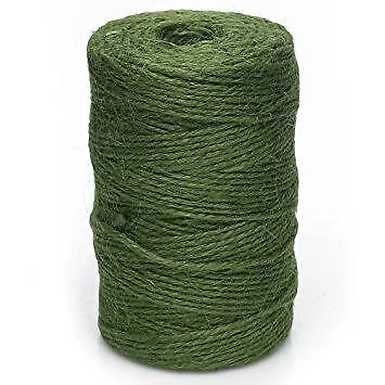 Garden Twine Green Hemp ​Natural Jute String Gardening Arts & Crafts 60m • £5.49