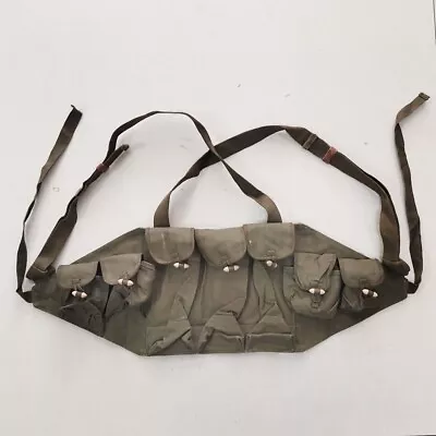 Surplus China Chicom Type 56 Chest Rig 7.62 Ammo Pouch Hunting Mag Pouch • $14.99