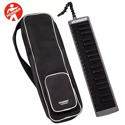 Hohner C944514 Airboard 37 Key Carbon Print Black Keys Melodica With Case • $109.99