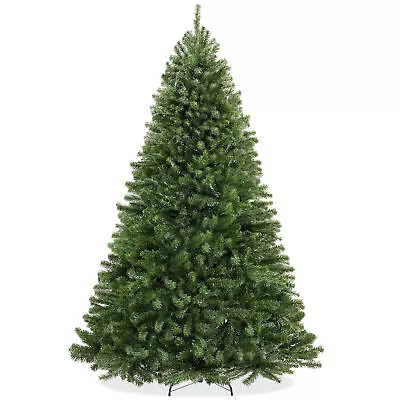 OPEN BOX - 7.5 Ft Spruce Hinged Artificial Christmas Tree With Foldable Stand • $56.99