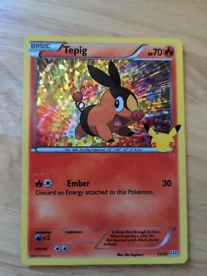 Tepig - 13/25 - Holo - McDonalds 2021 - 25th Anniversary - NM/M - Pokemon Card • $2.95