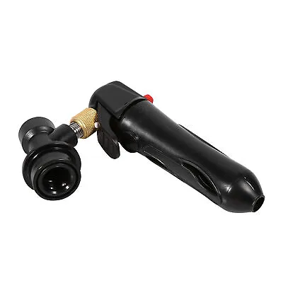 (Black)Keg Charger CO2 Injector Draft Beer Dispenser Ball Lock For Homebrew✿ • £17.64