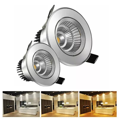 9/12/20W COB LED Downlight Dimmable Recessed Led Ceiling Lamp Spotlight 110-240V • $159.99