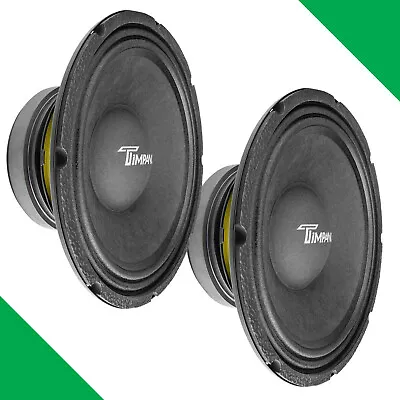 (2) 10  Midbass Timpano 650w Tpt-md10 V2 8 Ohms Car Pro Audio Speakers - Pair • $109.90