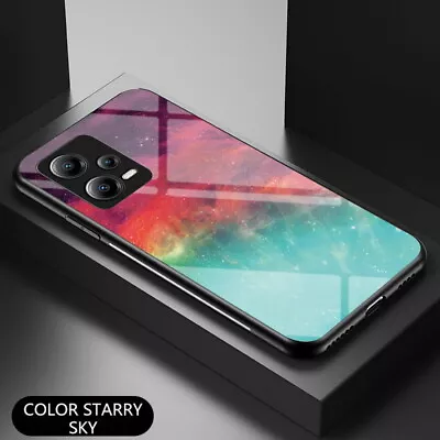 Painted Glass Soft Case For Xiaomi 11T 12T Poco X5 Redmi Note 12 11 10 Pro Cover • $8.79