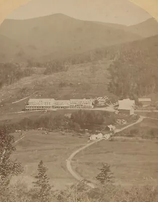 Glen House From Mt Washington Carriage Rd White Mountains NH Stereoview C1880 • $20