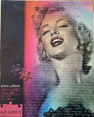 Aquarius Jigsaw Puzzle Marilyn Monroe  1000 Pcs  USED • $24.99