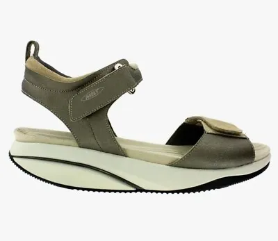 NEW Size 11-11.5 MBT PIA Beige Rocker Toning Walking Sandals Women's • $72