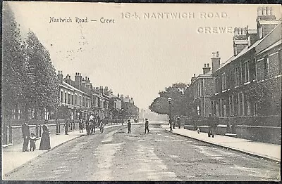 £4.99 • Buy Crewe CHESHIRE Nantwich Road - Printed Photographic Postcard Posted 1908