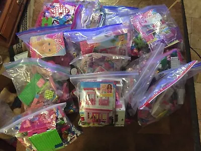 Mega Bloks- Barbie- Building Toys Lot- Large Lot- 16 Pounds- As Is-  • $199.99