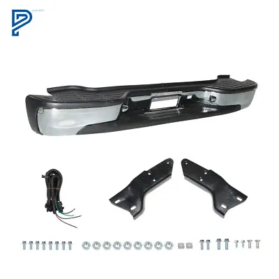 Complete Chrome Rear Bumper For 2000-2006 Chevy Tahoe Suburban / Yukon XL 1500 • $151.25