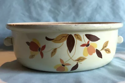 Jewel Tea Autumn Leaf Casserole 8 1/2  Mary Dunbars Hall's Superior W/o Lid • $5