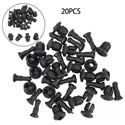 £4.03 • Buy For Honda Motorcycle Fairing Plastic Pull Latch Rivet Clips Pack 20 Fasteners UK