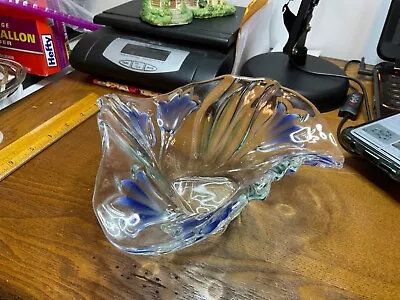 Mikasa Bluebells Green Blue 7 3/8  Handkerchief Bowl • $11