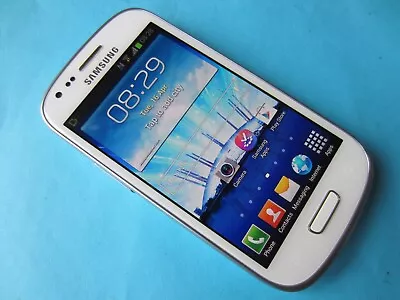 Samsung Galaxy SIII S3 Mini - 8GB White Android Smartphone VGC O2 And Tesco • £17.95