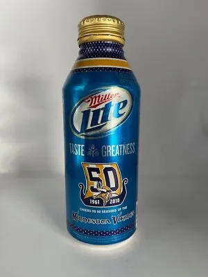 2010 Miller Lite Minnesota Vikings 50 Seasons 16oz. Aluminum Beer Bottle Can • $6.38